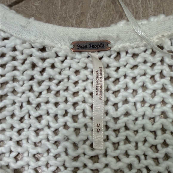 Free People white V-Neck Sweater - Picture 2 of 3